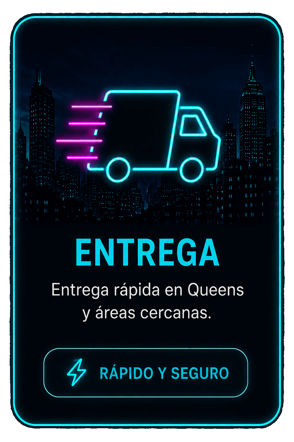 Servicio de entrega rapida de MMM Que Rico